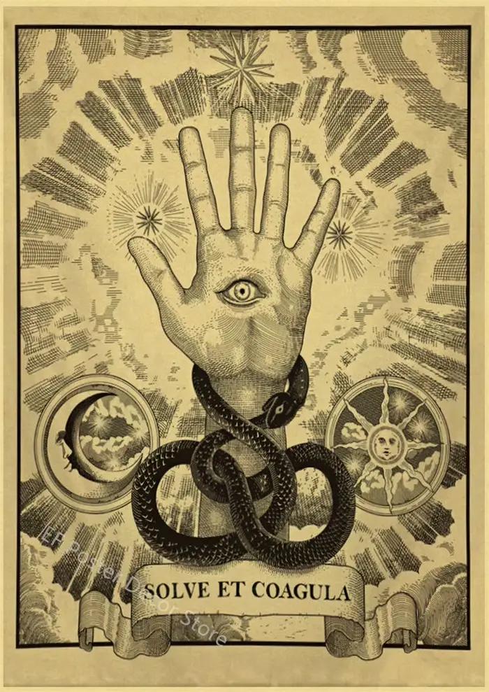 Affiche de sorcellerie médiévale