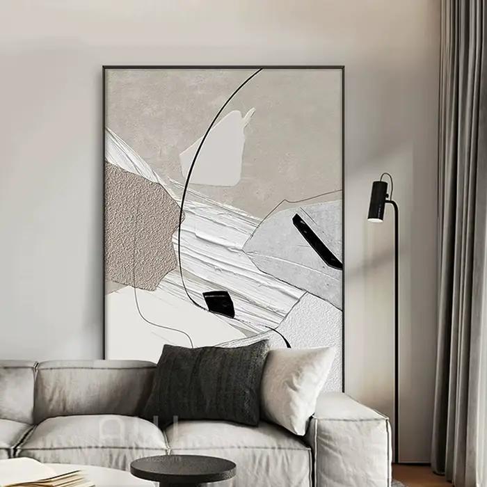 Peinture à l'huile sur toile abstraite