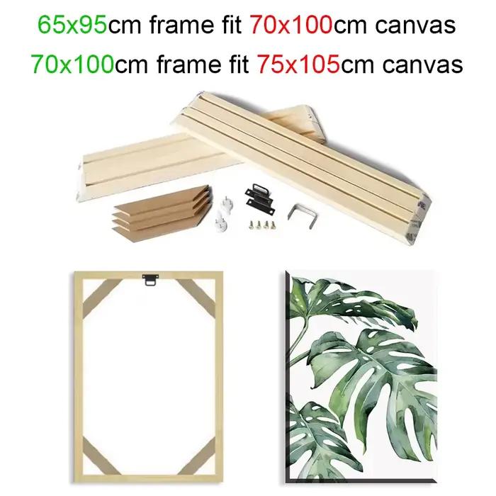 65x95 70x100cm mur Art toile cadres en bois 30x40 40x60 50x70 cadre Photo