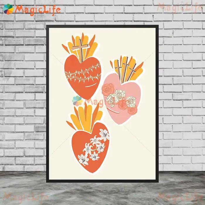 Affiche murale de notre-dame de Fatima catholique