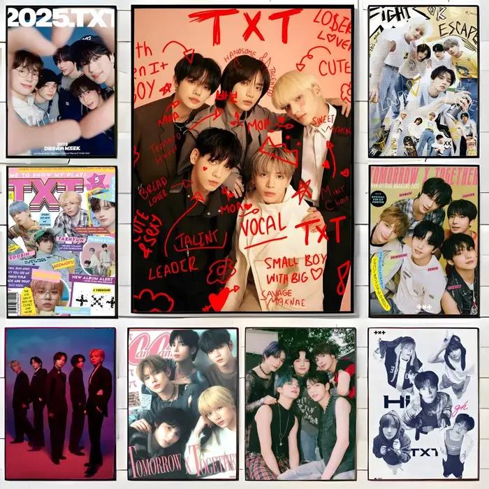 Affiche Kpop TXT fraîche