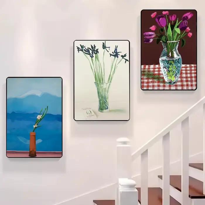 Niche esthétique d-david Hockney affiche impression HD toile murale personnalisée Photos d'art pour salon décor à la maison Durable
