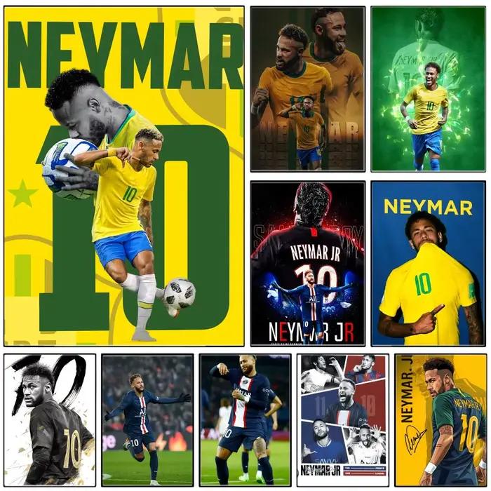 Affiche autocollante N-Neymars pour athlètes