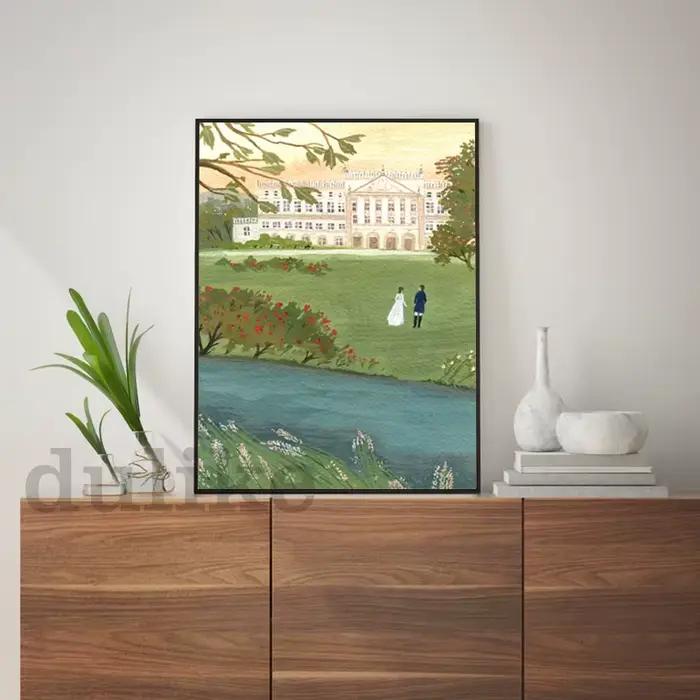 Affiche de fierté et de préjugés Pemberley