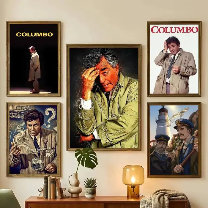 Affiche autocollante de films classiques C-Columbo