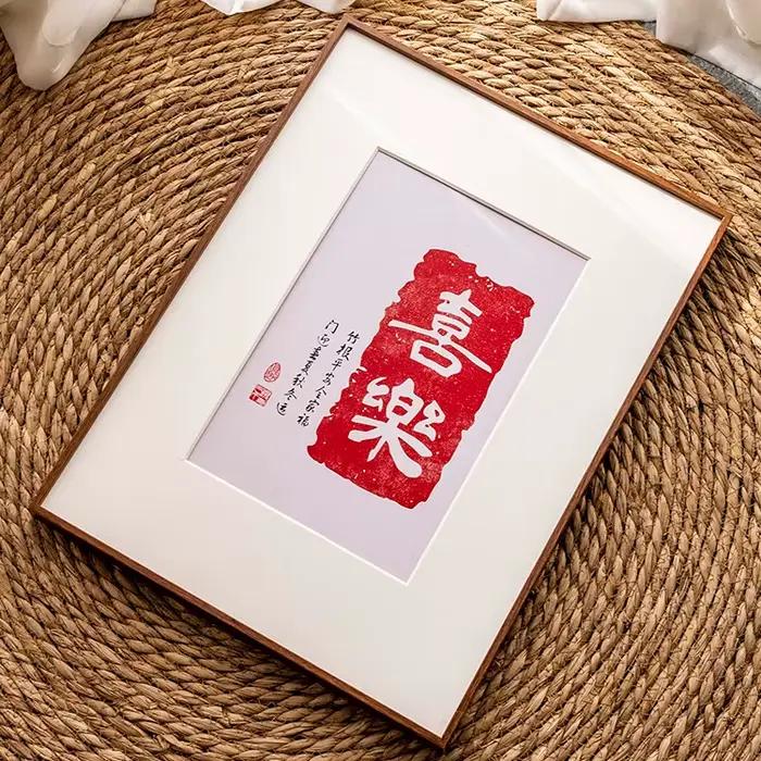 Cadre photo en aluminium A3/A4 4K/8K pour accrochage mural