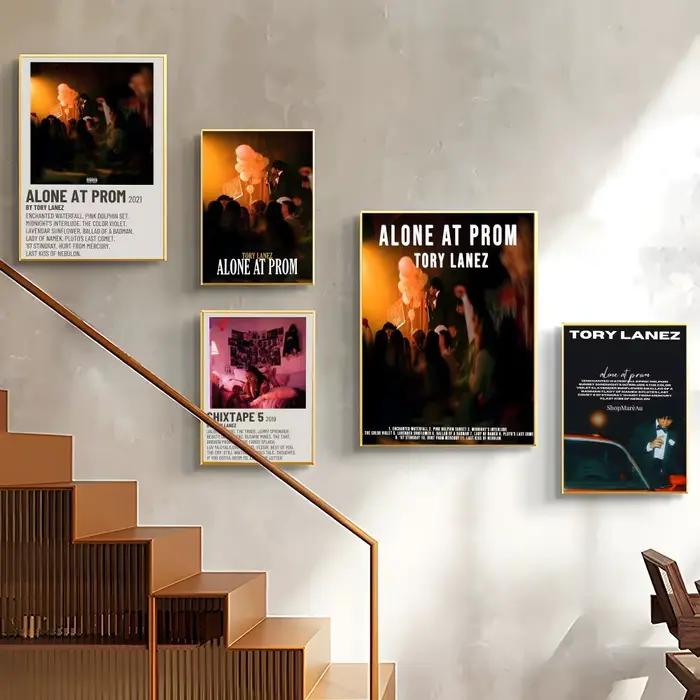 Affiche artistique imprimée sur toile