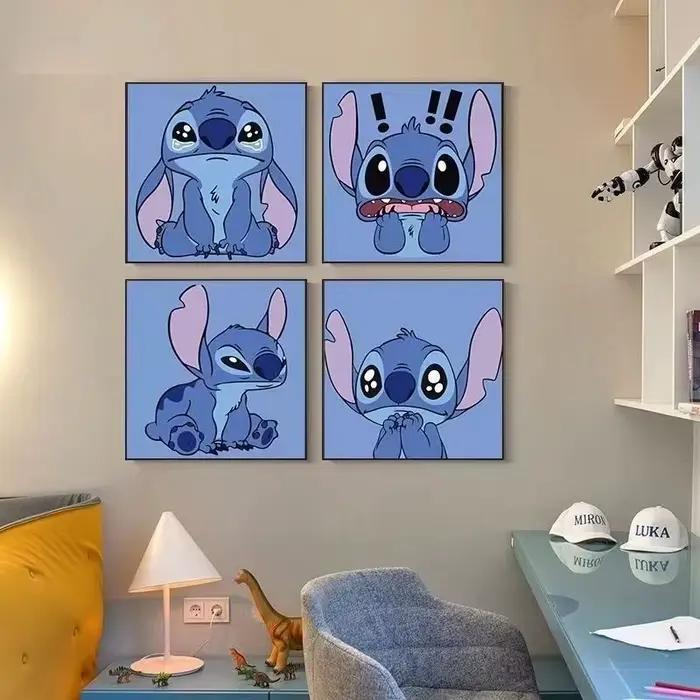 Lilo & Stitch – peinture décorative sans cadre