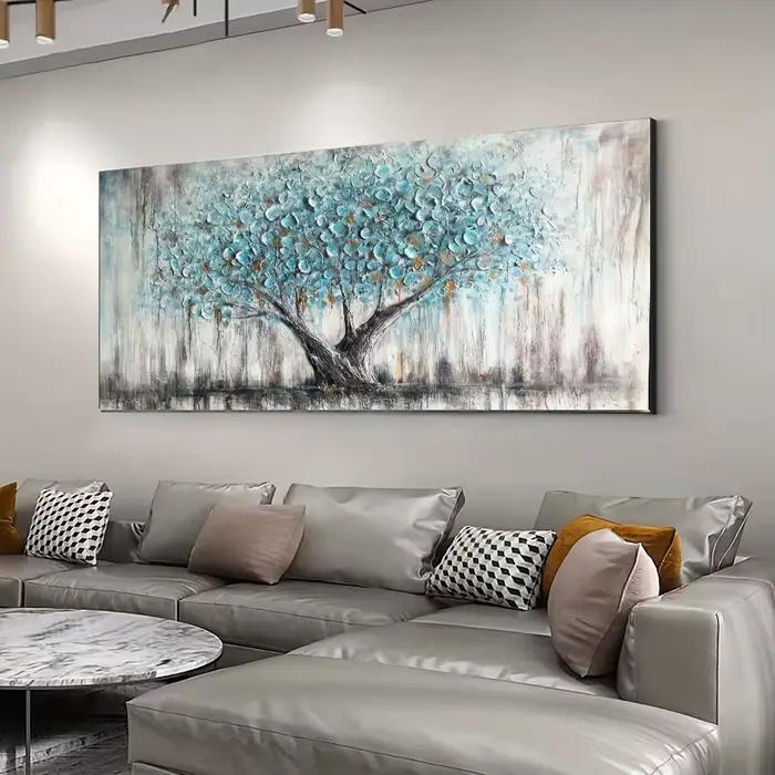 Arbre de Vie Abstrait Peinture Art