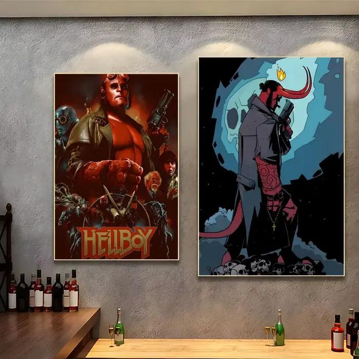 Affiche de bande dessinée H-Hellboy