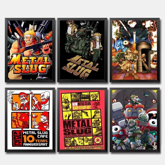 Affiche rétro M-Metal SlugS personnalisée, affiche en PP épaissie, autocollant mural pour la décoration de la maison