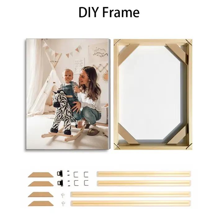 Affiche personnalisée avec cadre DIY ou sans cadre