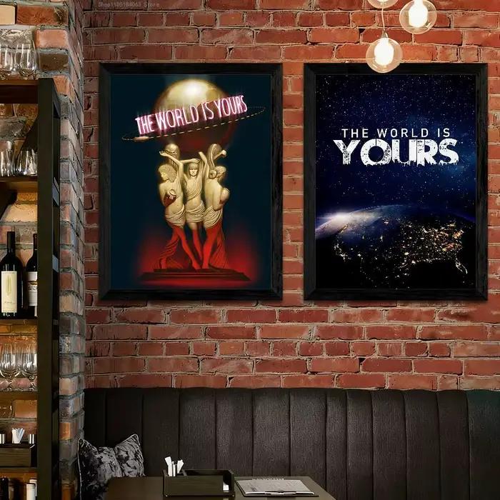 Affiche murale collante d'art HD