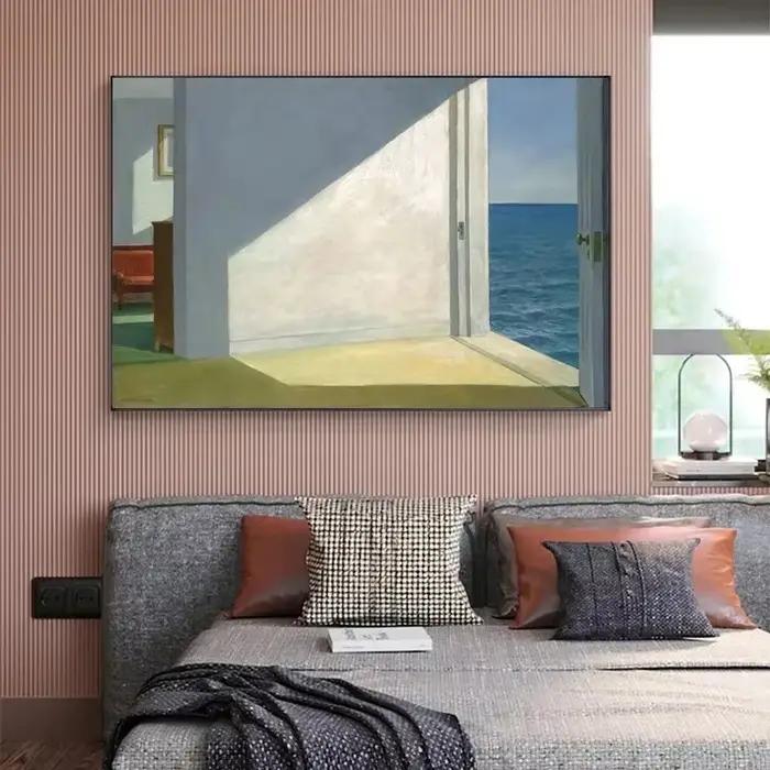 Edward Hopper célèbre maître réaliste Art Nighthawks vie paysage esthétique toile peinture mur Art photo chambre décoration