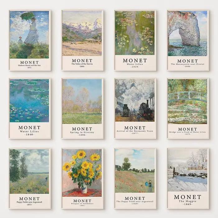 Affiche de l'artiste impressionniste Claude Monet