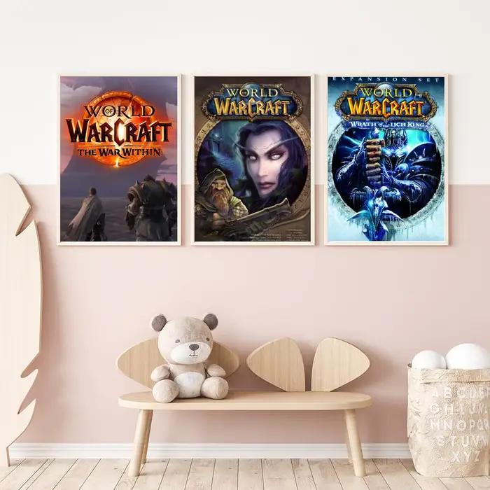 World of Warcraft – affiche de jeu vidéo polyvalente HD