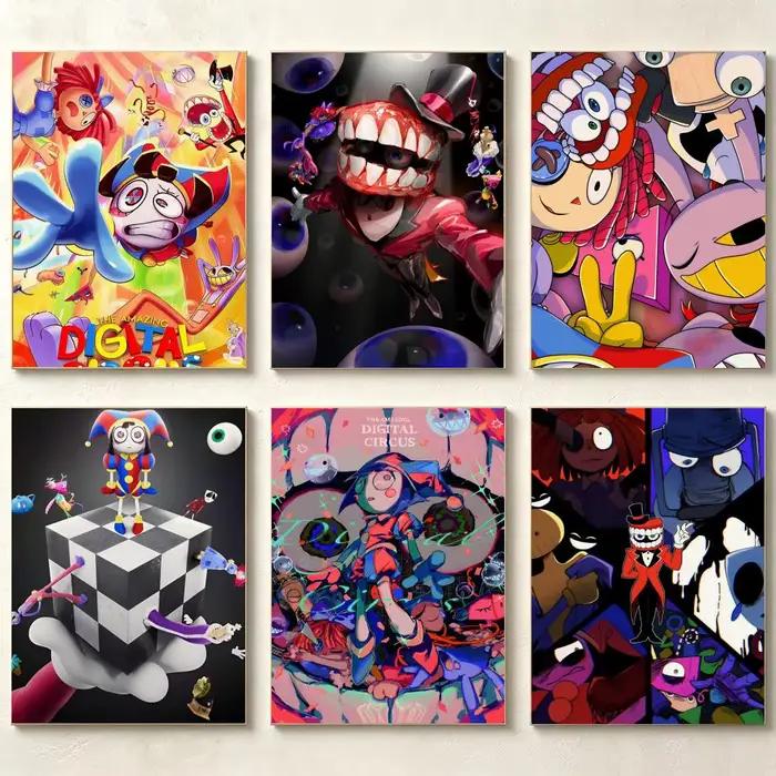 Affiche murale F-FNAF, peinture artistique