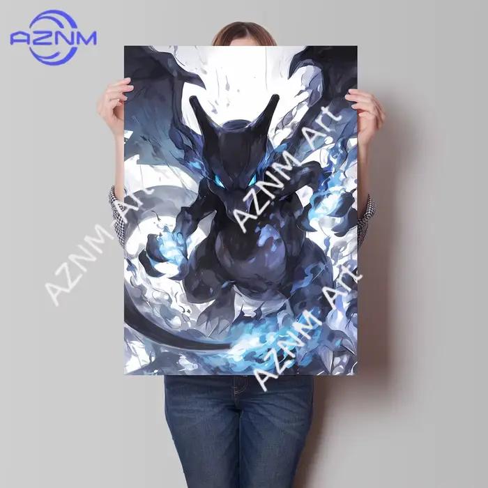 Peintures décoratives à l'aquarelle Pokémon Pikachu Gengar
