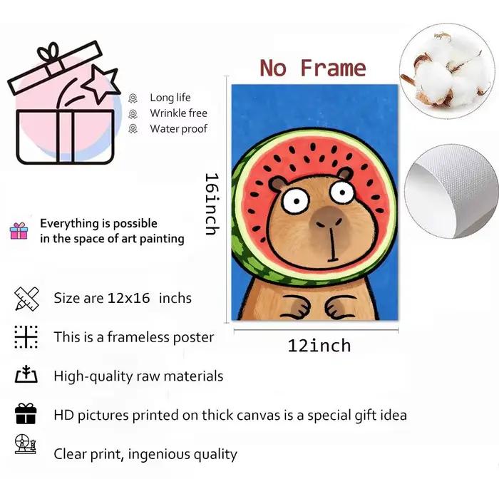 Peinture de dessin animé Kicapara simple et mignonne