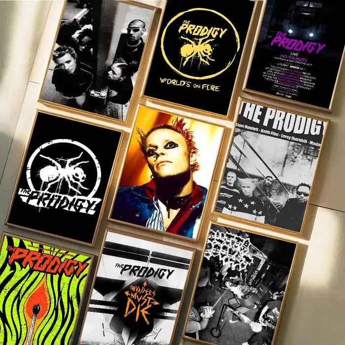 Affiche artistique du groupe P-Prodigy avec impressions