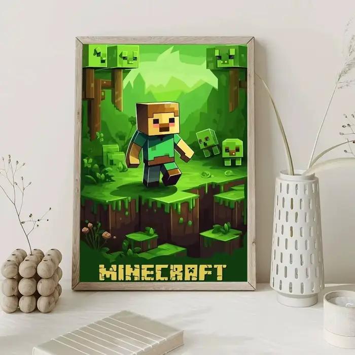 Affiche vintage hippie Game Mine-CraftS C-Classic
