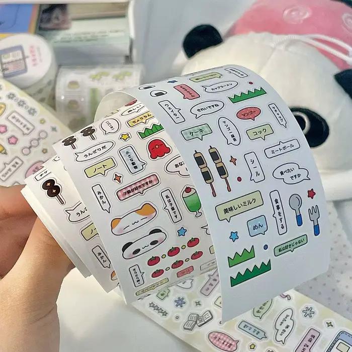 Bandes autocollantes Doodle mignonnes