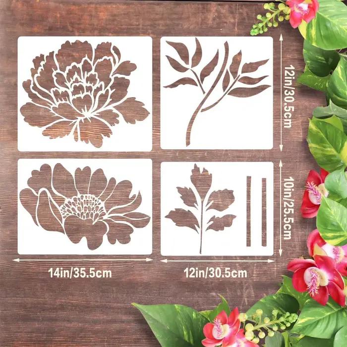Grand modèle de fleur de clôture de jardin