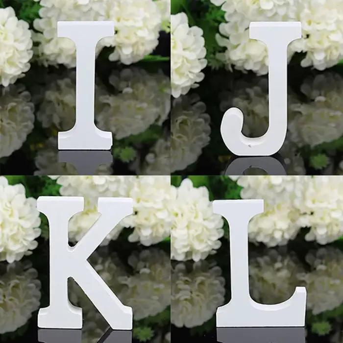 6cm nouveau 1pc grande lettre en bois Alphabet tenture murale fête de mariage maison boutique décoration