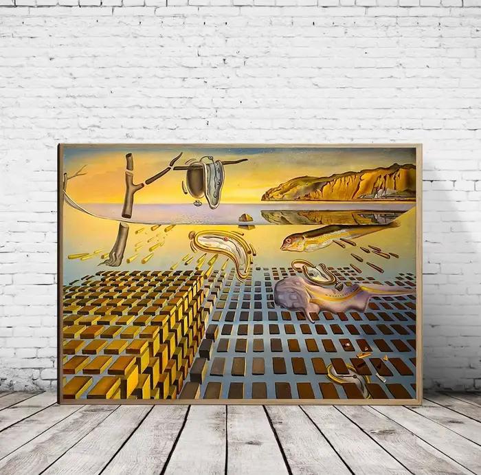 Affiches et imprimés surréalisme, œuvres d'art célèbres de Salvador Dali, peinture sur toile, images d'art murales pour décoration de salon et de maison