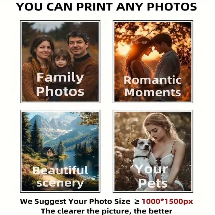 Impression sur toile personnalisée avec photo