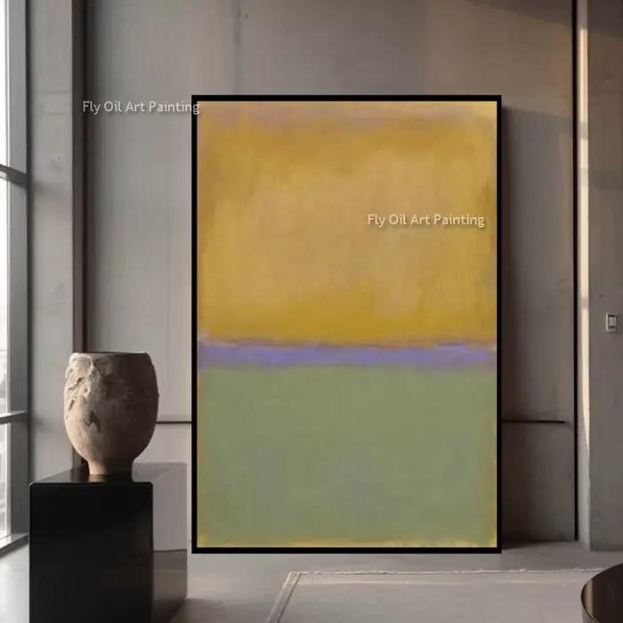 Peinture à l'huile sur toile inspirée de Mark Rothko