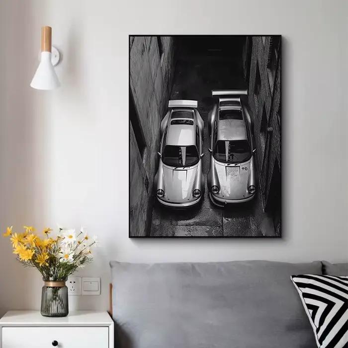Affiche classique Porsche 911 Alpine Drive