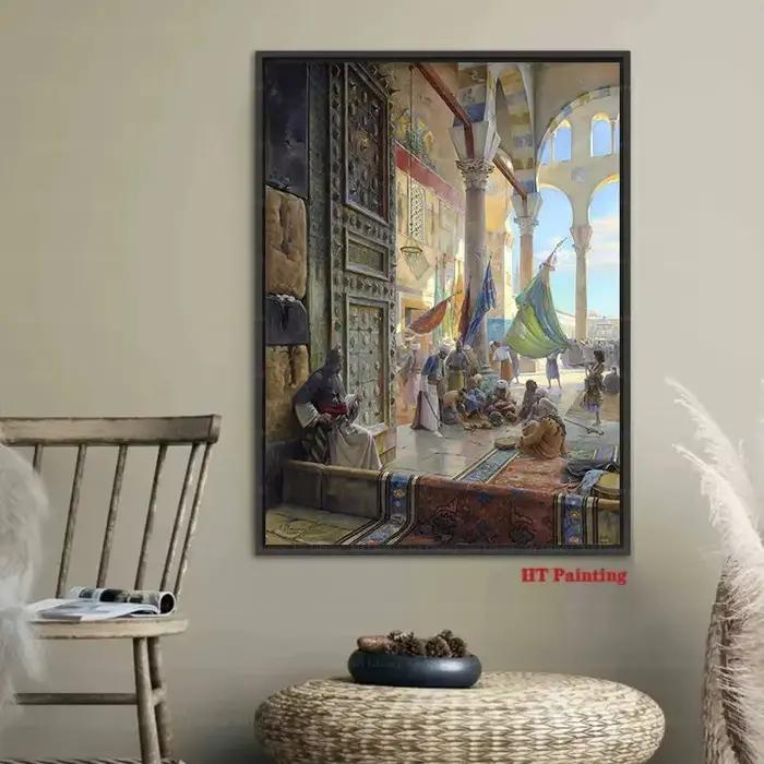 Affiche de paysage de vie des anciens arabes