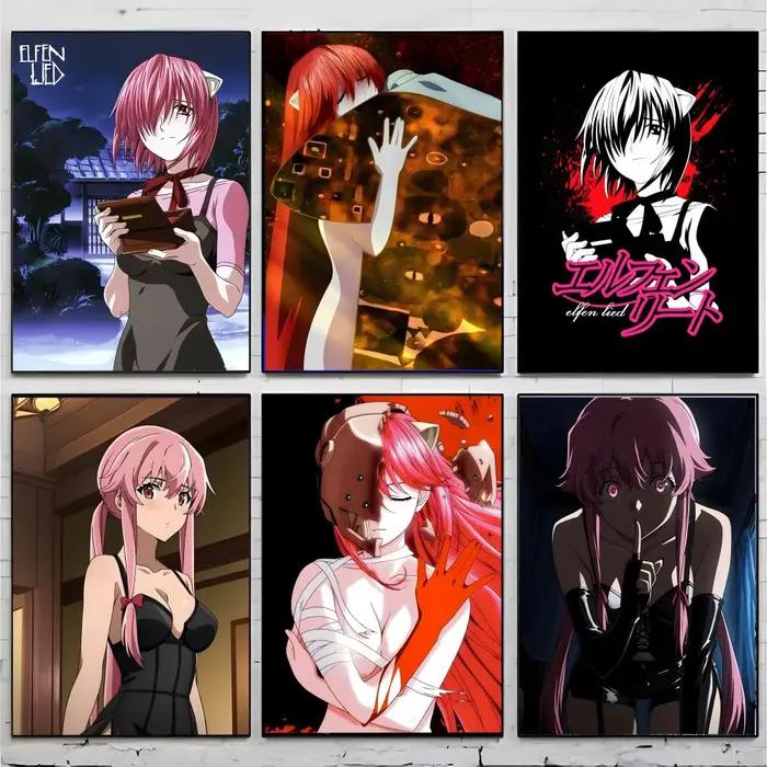 Affiche animée de Dark E-Elfen Lied