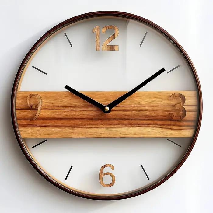 Horloge murale, silencieuse