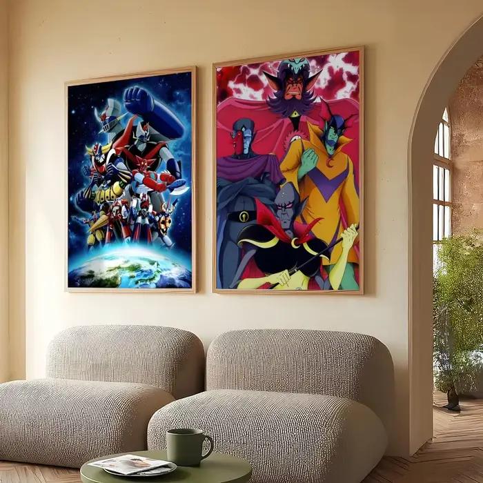 Affiche d'anime classique Robot G-Goldorak
