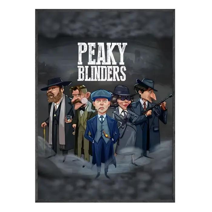 Peaky Blinders – affiche imprimée avec calligraphie