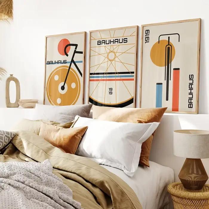 Affiches en toile de vélo Bauhaus