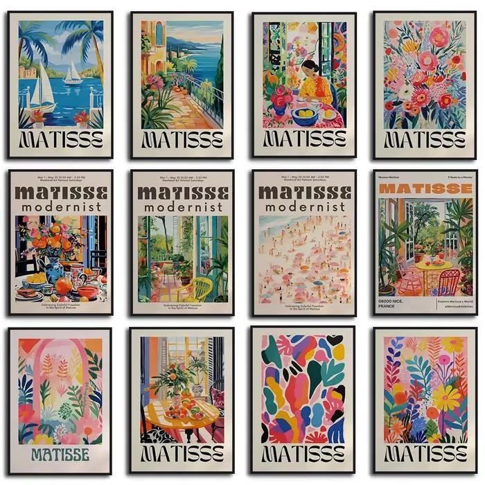 Les affiches d'art Henri Matisse conviennent à l'esthétique de l'art d'exposition de galerie moderne.
