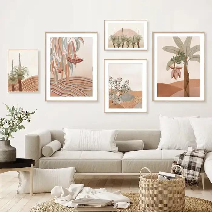 Affiches et imprimés de paysage abstrait Boho