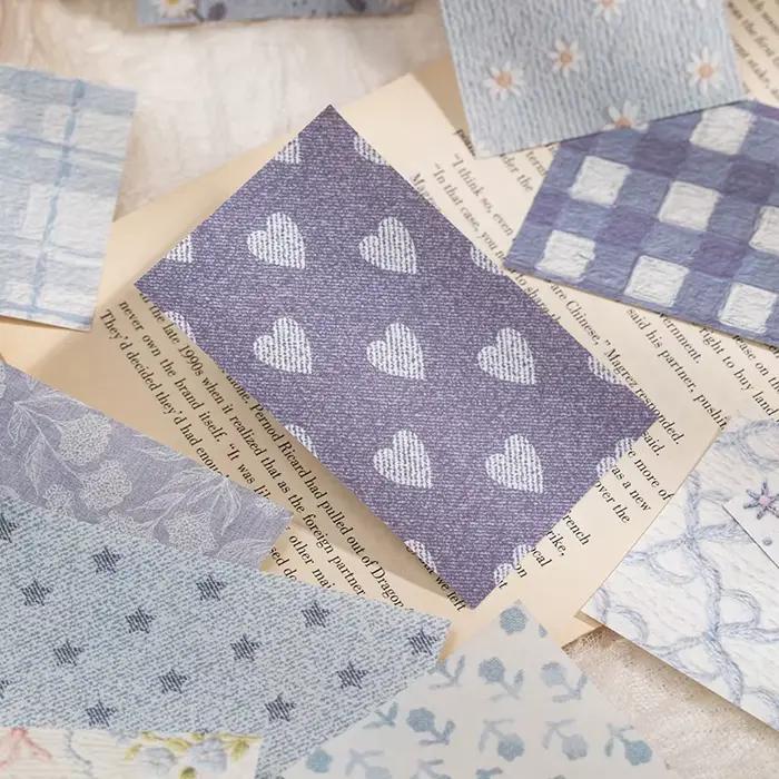 Lot de 1 à 4 papiers vintage pour scrapbooking