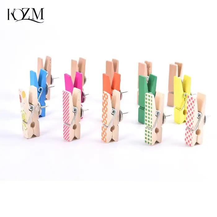 Punaises en bois durable pour classeur décoratif