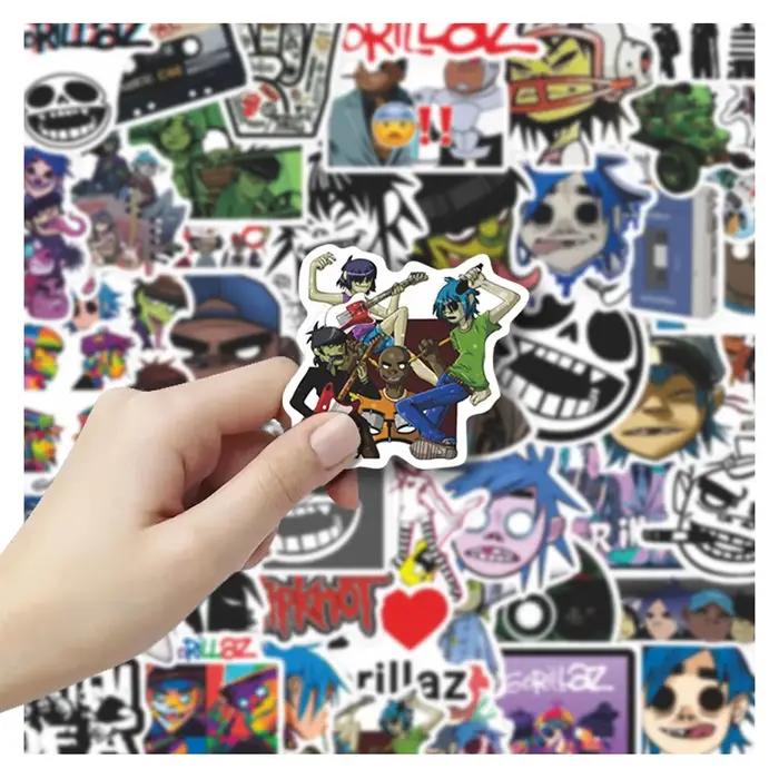 10/30/55 pièces Gorillaz groupe de musique autocollants Cool Graffiti autocollant bricolage Skateboard téléphone cahier étanche drôle décalcomanies décoration