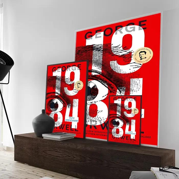 Affiches autocollantes de film George Orwell