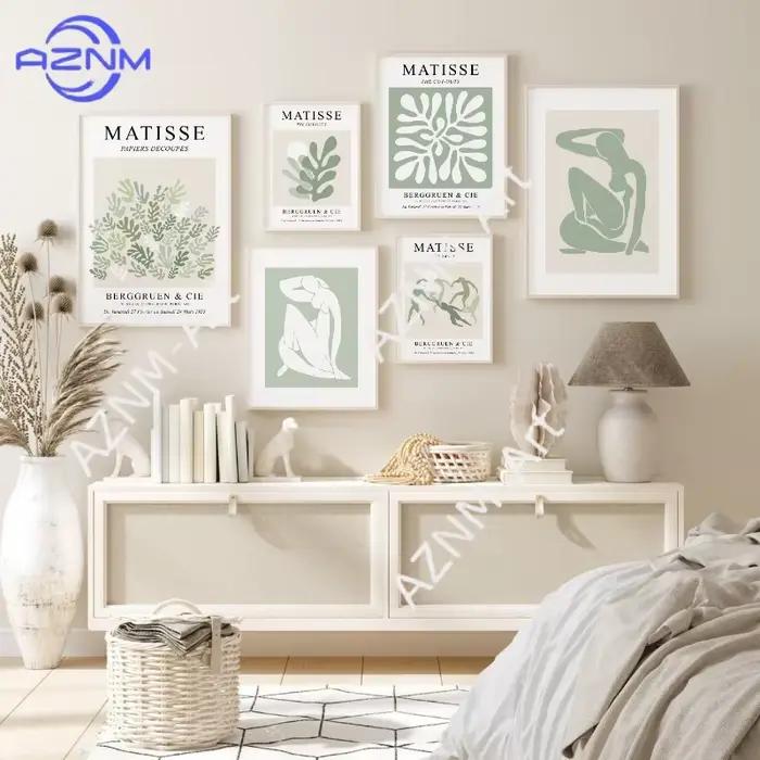 Affiches abstraites, impressions sur toile
