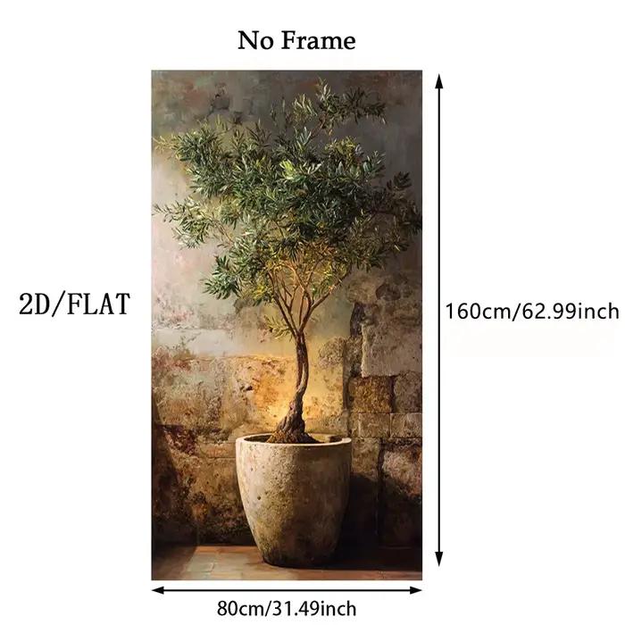 Peinture sur toile d'olivier extra large - Art
