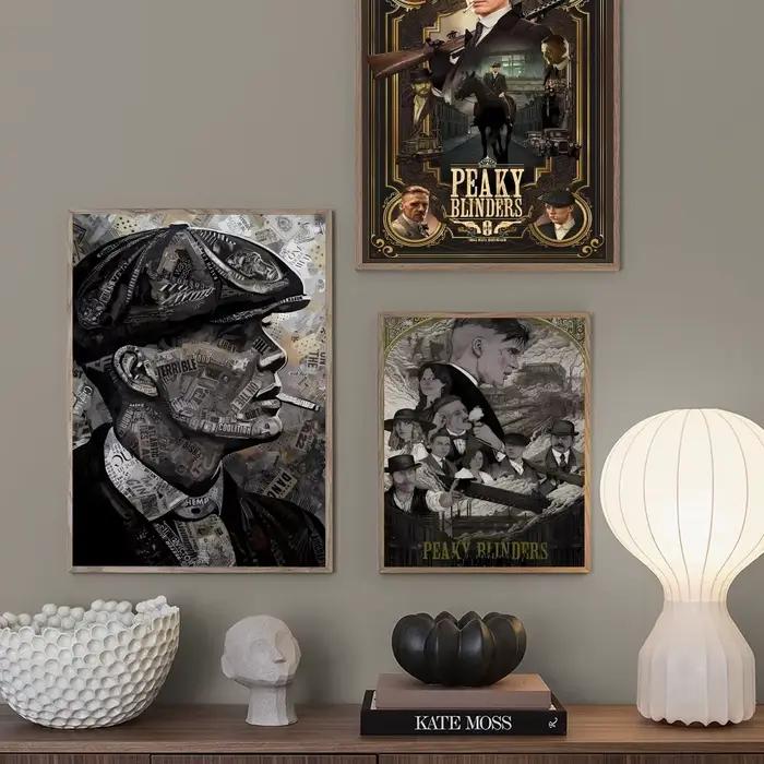 Affiche en papier imprimé Tommy Shelby Peaky Blinders