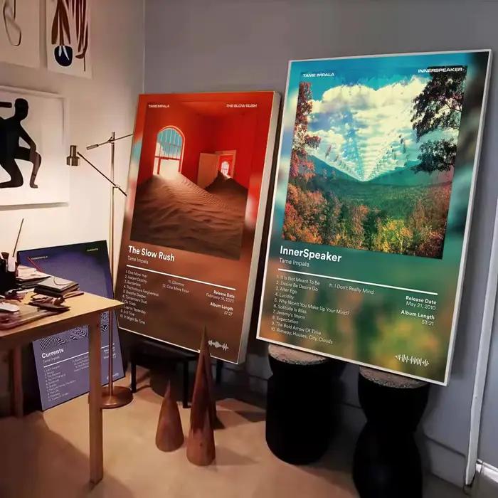 Autocollants d'affiche d'album T-Tame I-Impala