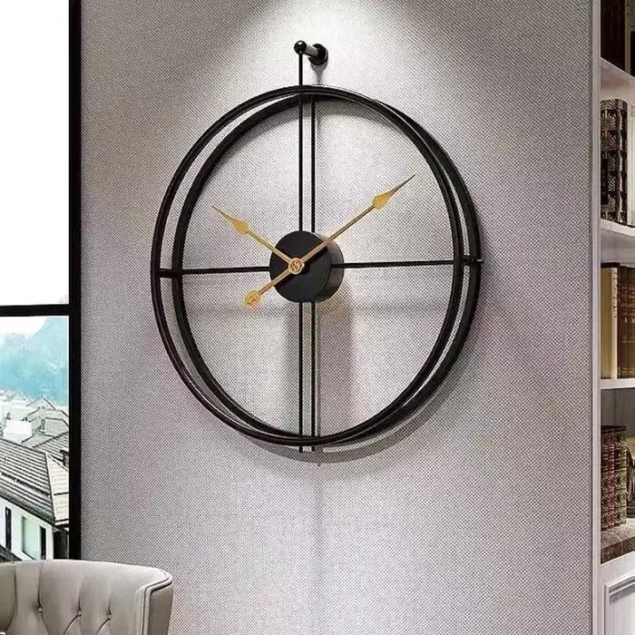 50/60cm horloge murale Design moderne grandes horloges muettes mur décor à la maison montres numériques circulaires