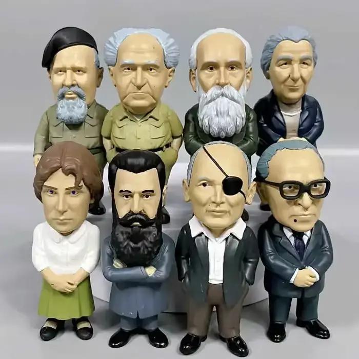 8-10 Cm dessin animé célèbre leaders militaires figurine poupée Pvc modèle jouet à collectionner articulé fait à la main cadeau pour les âges